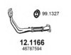 FIAT 46787594 Exhaust Pipe